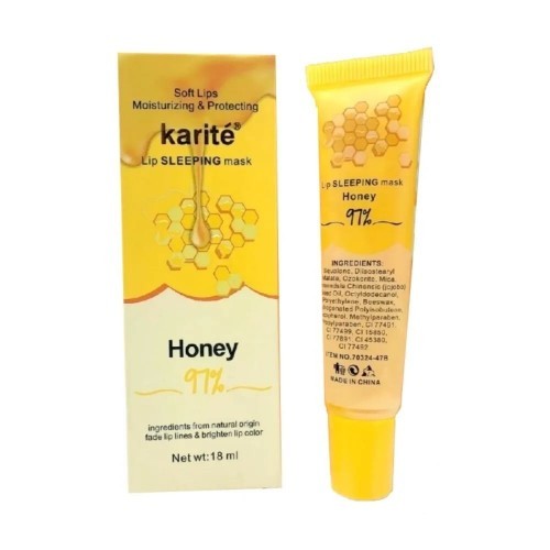 Karite Lip Sleeping Mask With 97 Percent Honey 18ml