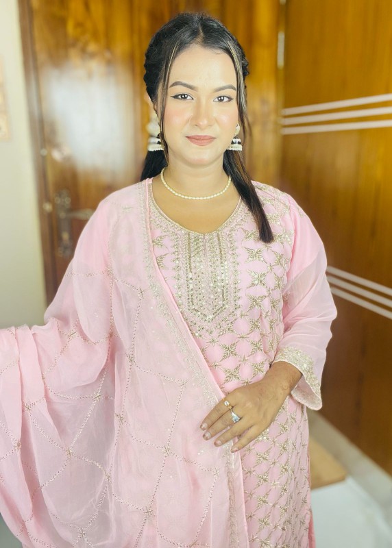 Georgette Embroidery Three Piece (4)