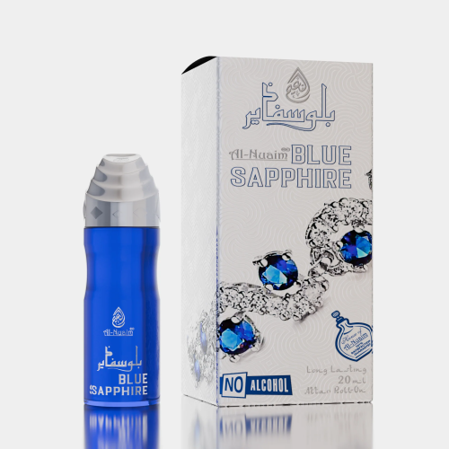 Al-Nuaim Blue Sapphire Attar (perfume oil) roll-on 20ml