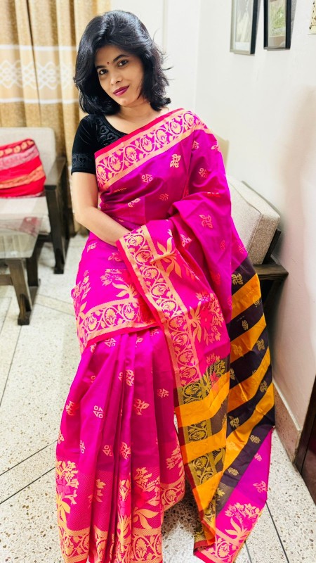 Premium Hybrid Cotton Saree (Real Image) (1)