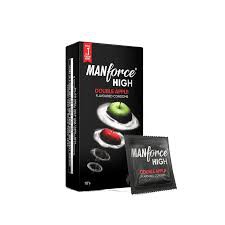 Manforce High Double Apple Flavoured Condoms for Men | 10pcs | Ultra Thin Condom | India