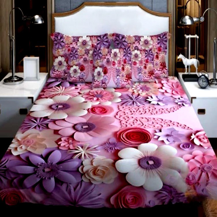 China Premium 3D Design Bed Sheet-(4)
