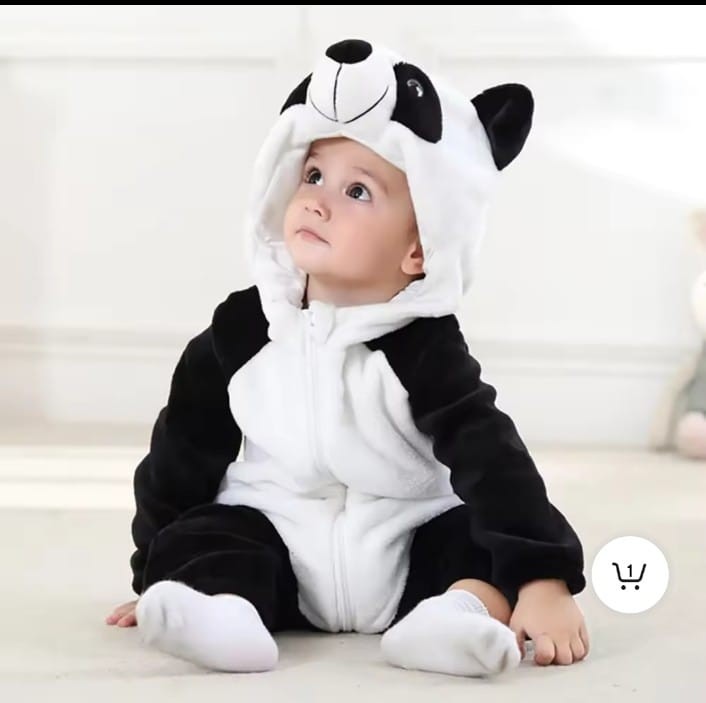 Rabbit One Piece Baby Jumpsuit (3)