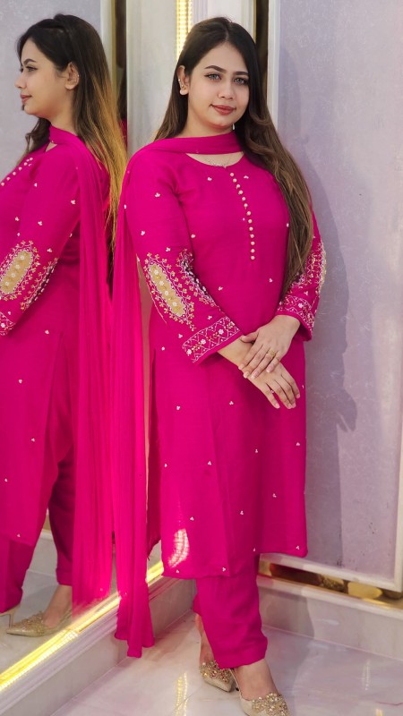 Noorani Embroidery Three Piece