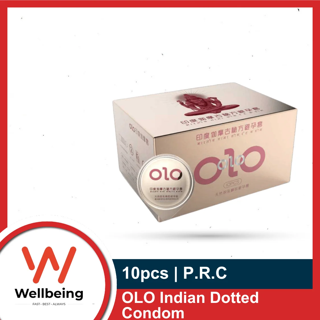 OLO Indian Dotted Condom Pink OlO Zero One 0.01mm 10pcs Pack