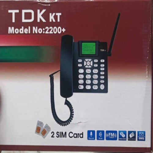 TDK KT2200+ GSM Dual SIM Support Corded Home Telephone