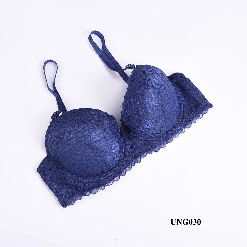 Lace support adjustable push up bra