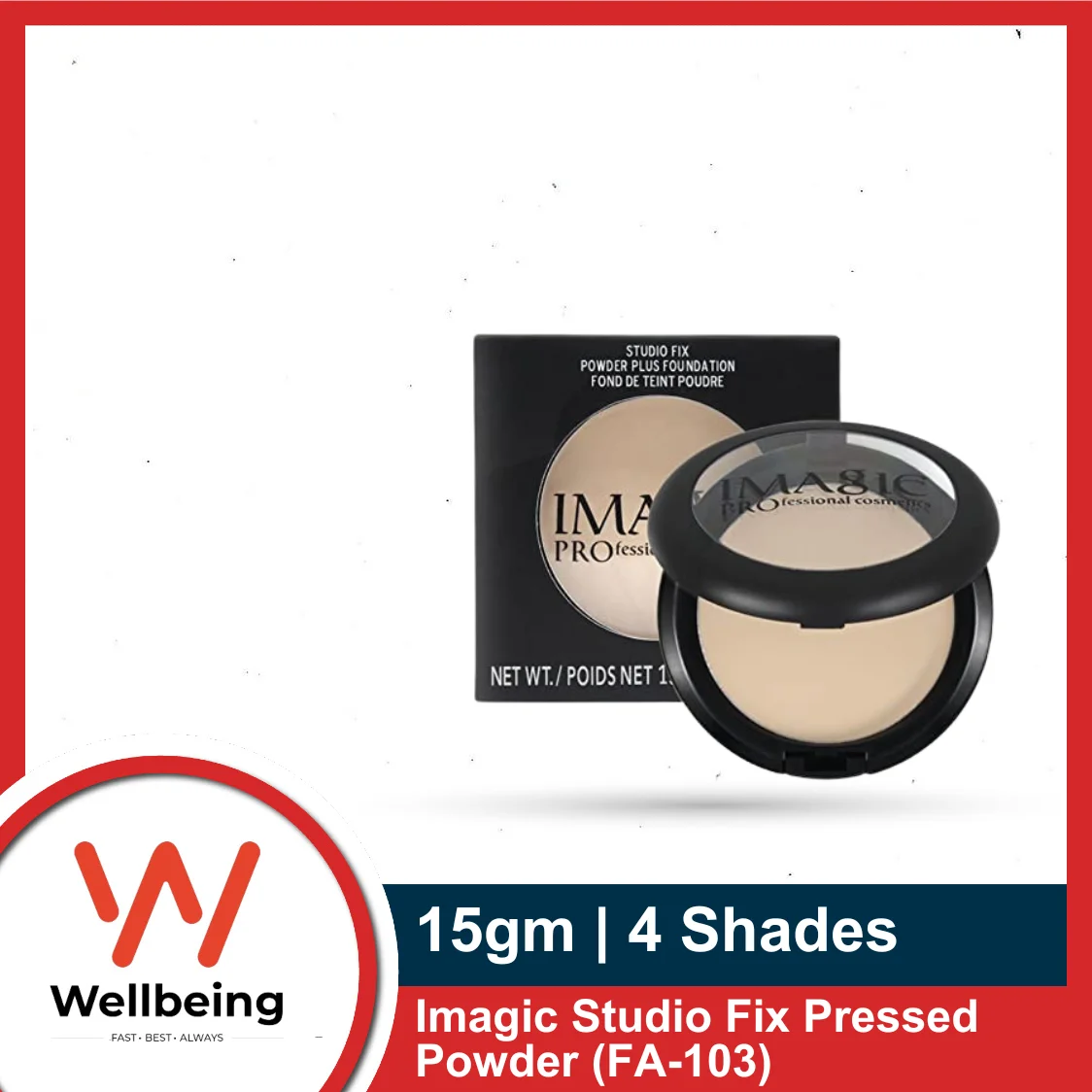 Imagic Studio Fix Pressed Powder 15gm (FA-103)