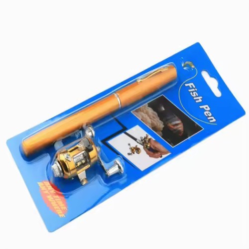 Portable, Pocket-Sized Fishing Rod Pen and Reel Combo