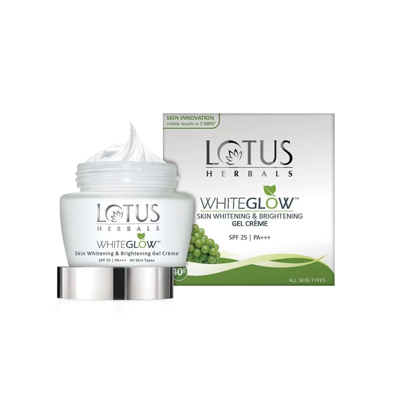 Lotus Herbals WhiteGlow Skin Whitening And Brightening Gel Creme 60gm SPF25 PA+++