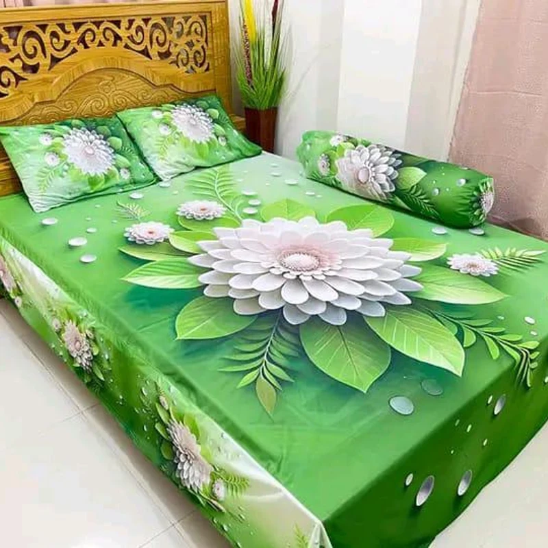 China Premium 3D Design Bed Sheet -(19)