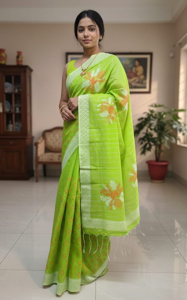 Soft Half Silk Party Saree