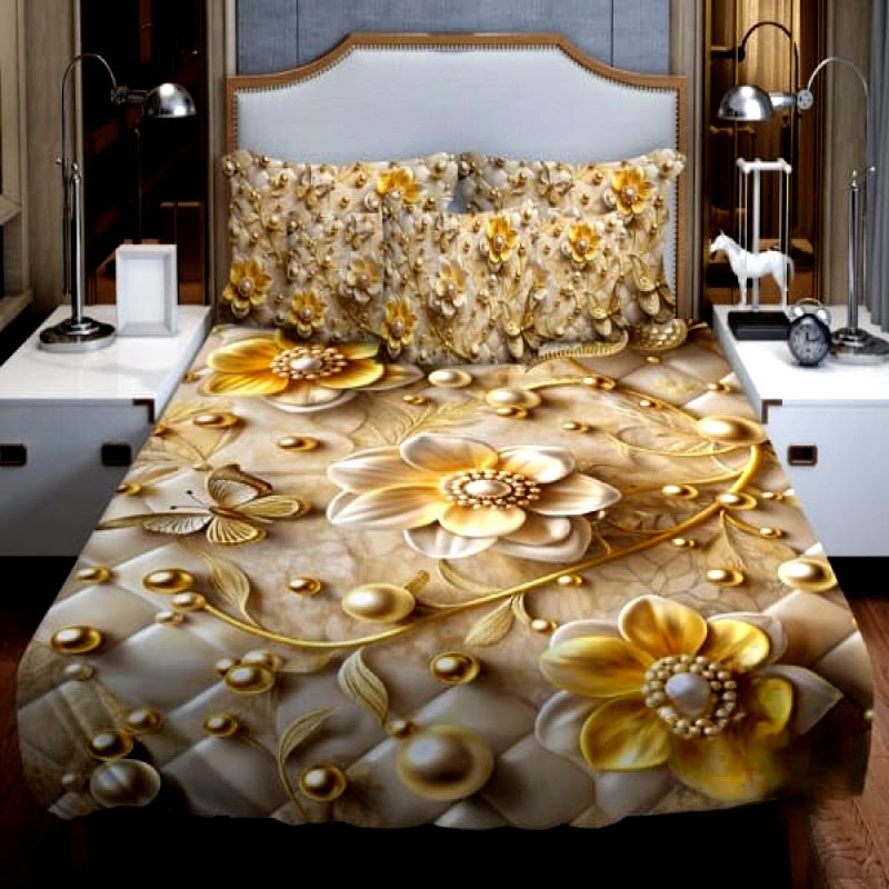 China Premium 3D Design Bed Sheet-(2)