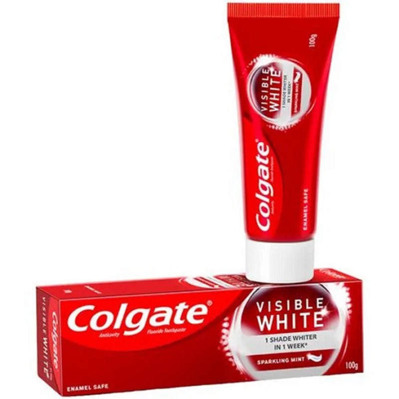 Colgate Visible White Sparkling Mint Toothpaste 100g+20g | India