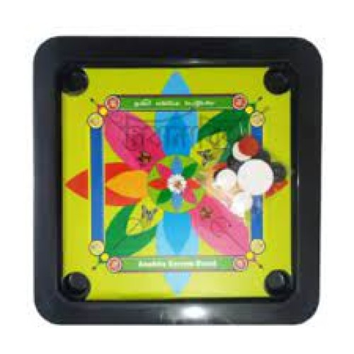 Kids Carrom Plus Ludo Plastic Board - Upgrade Game Nights With Our Combo Of Classic Board Games - Ensuring Endless Family Entertainment