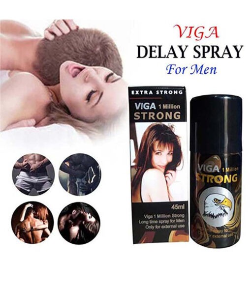 Original Super Viga 1 Million Extra Strong Long time Delay Spray For Men