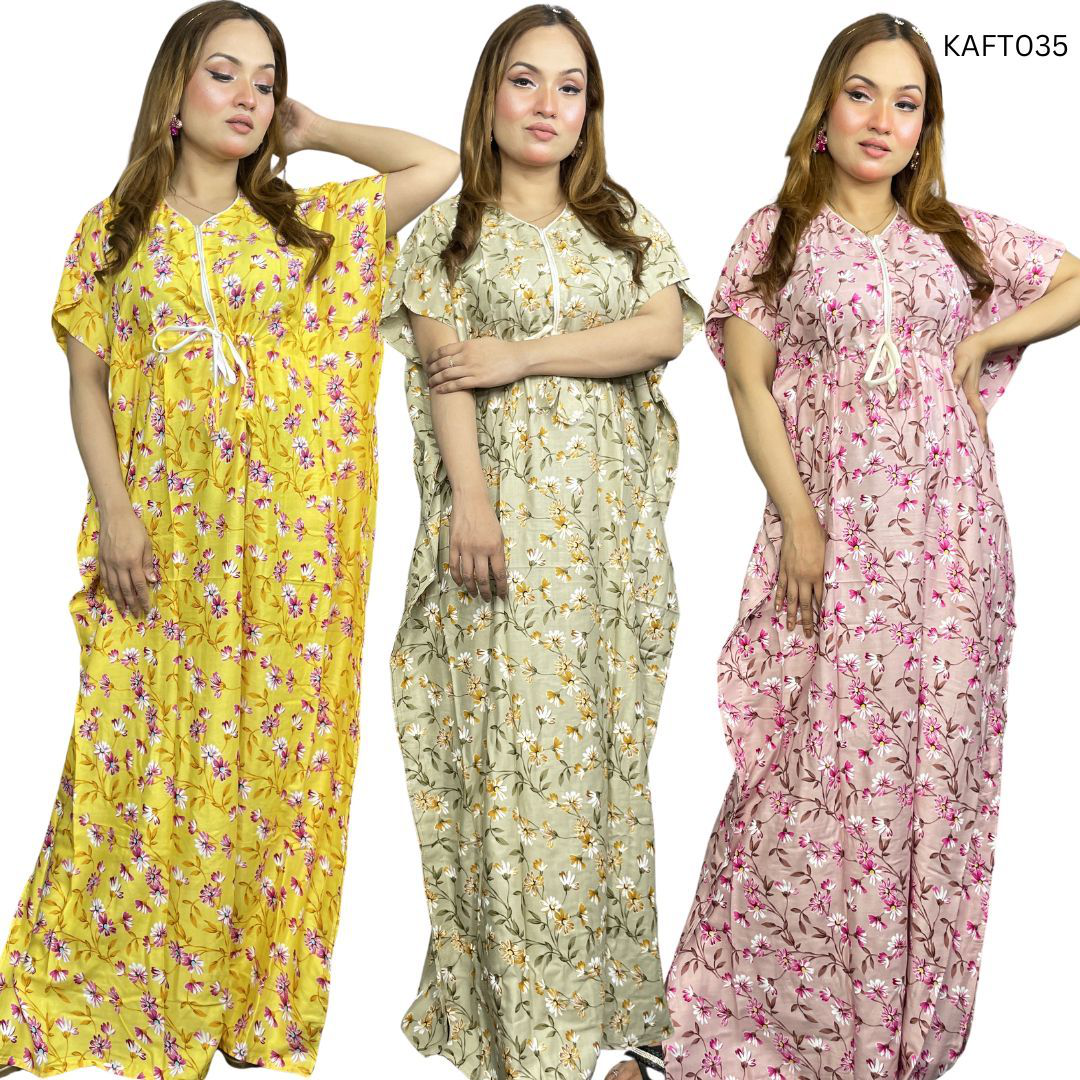 Long Kaftan Maxi Combo Pack of 3 (4)