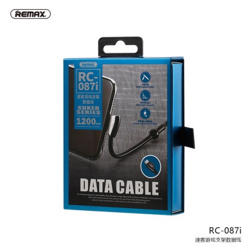 REMAX Suker Series RC-087i 2.4A Fast Charge Speed Data Cable iPhone Type C To Lightning