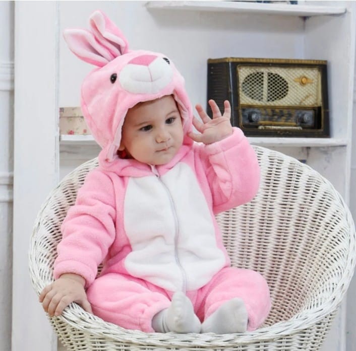 Rabbit One Piece Baby Jumpsuit (7)