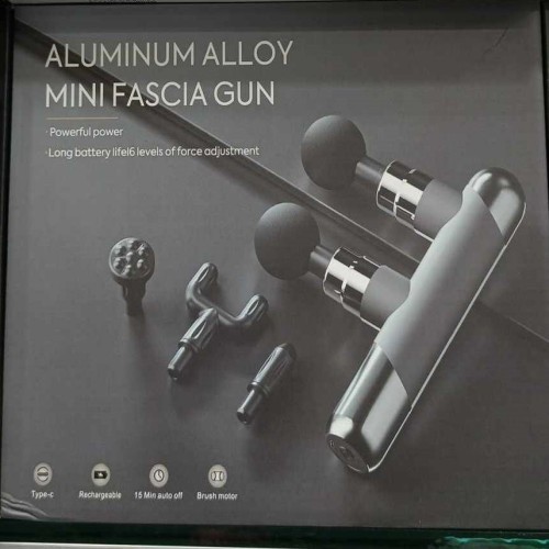 Aluminium Alloy mini facia dual-head massage gun