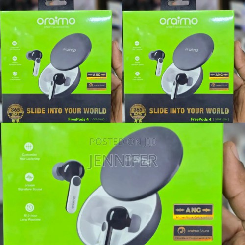 Oraimo Freepods 4 Earbuds,Active Noisecancellation Earphone