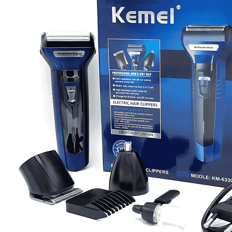 Kemei KM-6330 3 in 1 Electric Hair Clipper