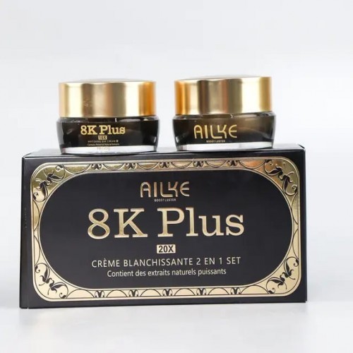 AILKE 8K Plus 20X Whitening Night & Day Cream set