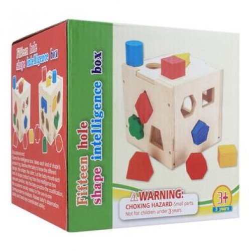 Fifteen Hole Shape Intelligence Box for Kids price in Bangladesh