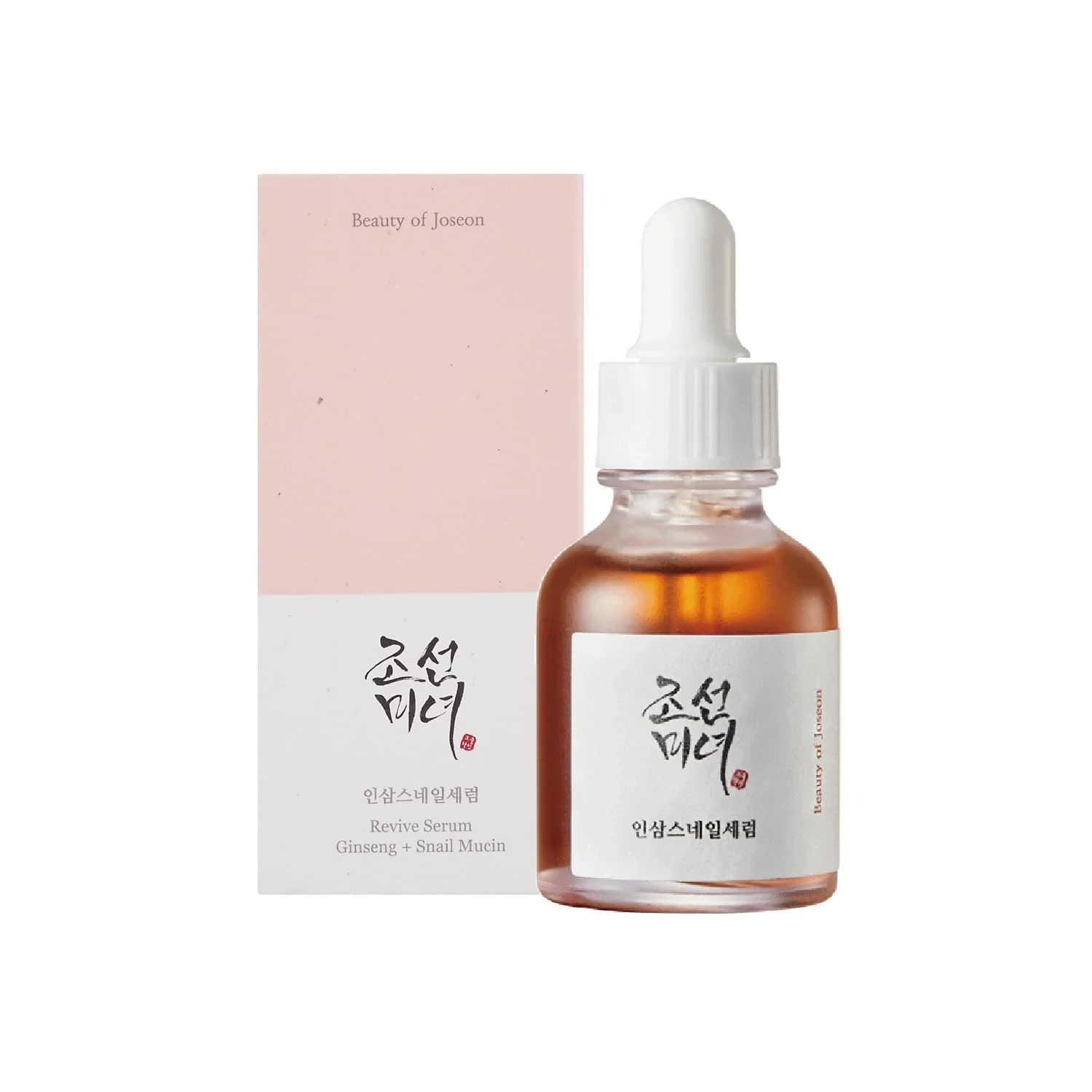 Beauty of Joseon Snail Mucin Ginseng Serum 30ml | Hydrating Peptide Facial Moisturizer Dark Spot Acne Scar Remover for Sensitive Face. Korean Skin Care for Men and Women