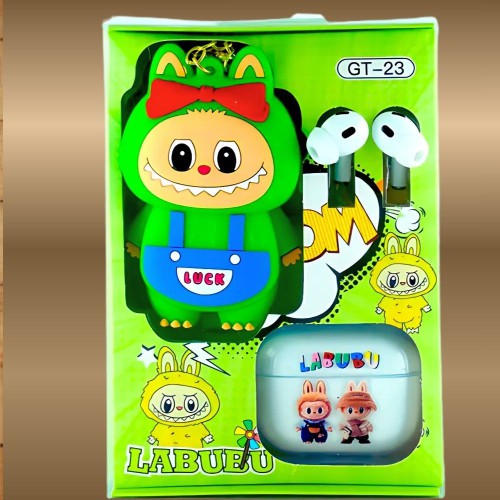 Labubu Wireless Earbuds with Cute Cartoon Toy GT-23 best price in bd