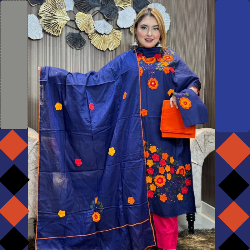 Pride soft cotton full applique Three-piece." -(36)