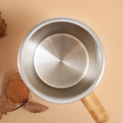 Wooden Tea Water Cups Stainless Steel