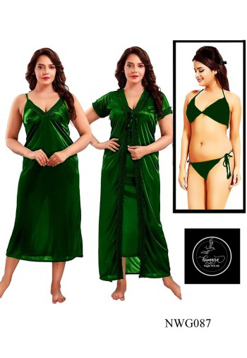Stylish 4 part Nighty For Collection