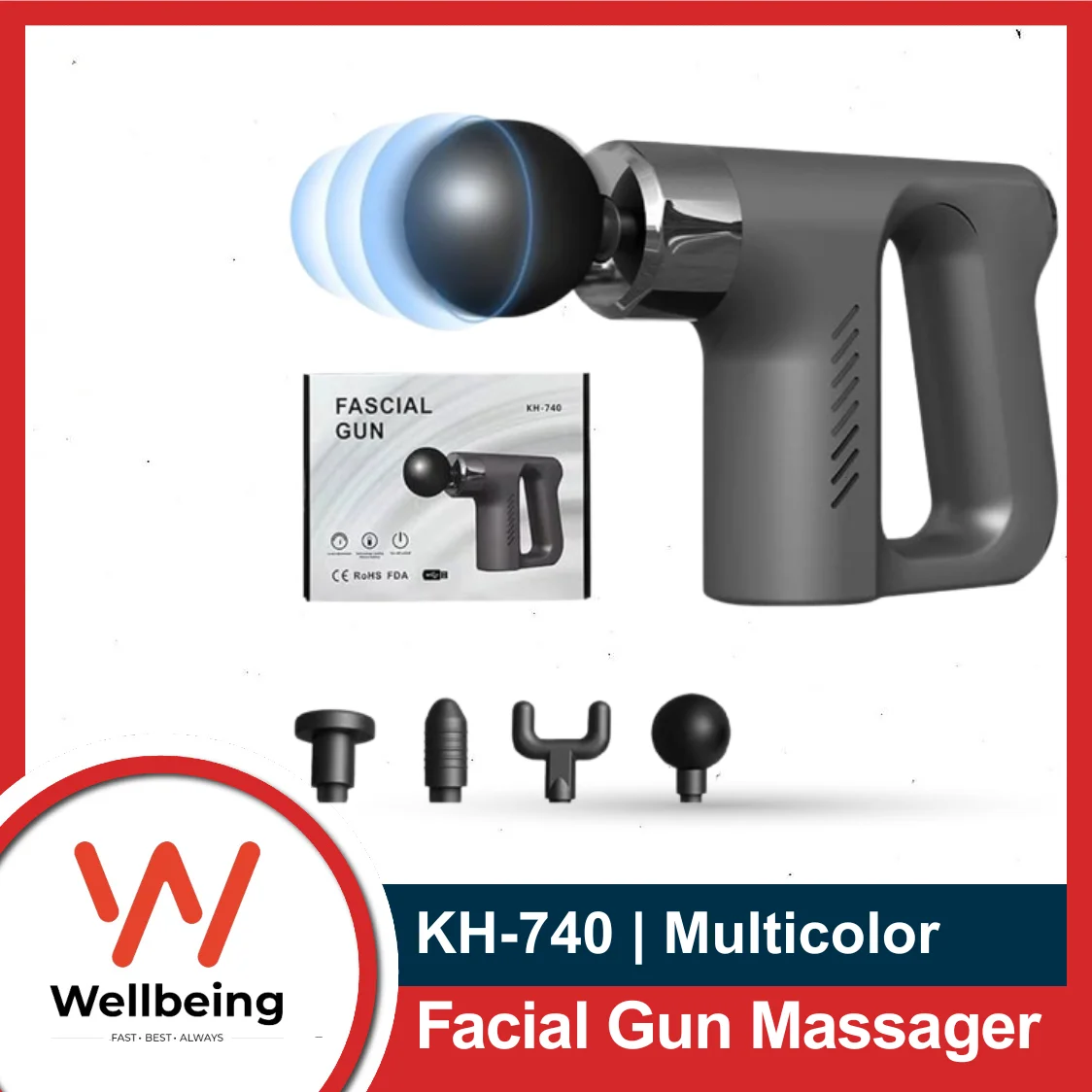 KH-740 Fascial Gun Massager