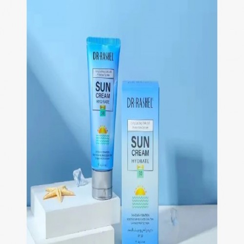 Dr Rashel - Sun Cream - SPF+++ 50- BRIGHTENING and Hydrating DRL-1466 -60gm