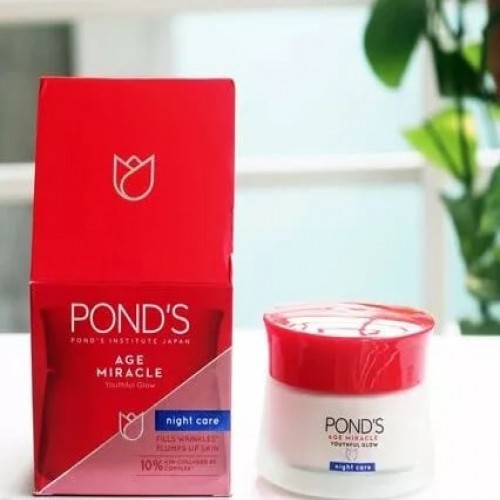 Pond's Age Miracle Youthful Glow Night Cream 50gm