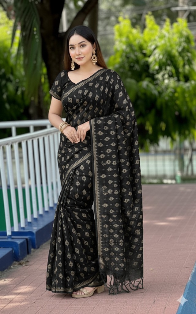 Aarong Handloom Cotton Saree