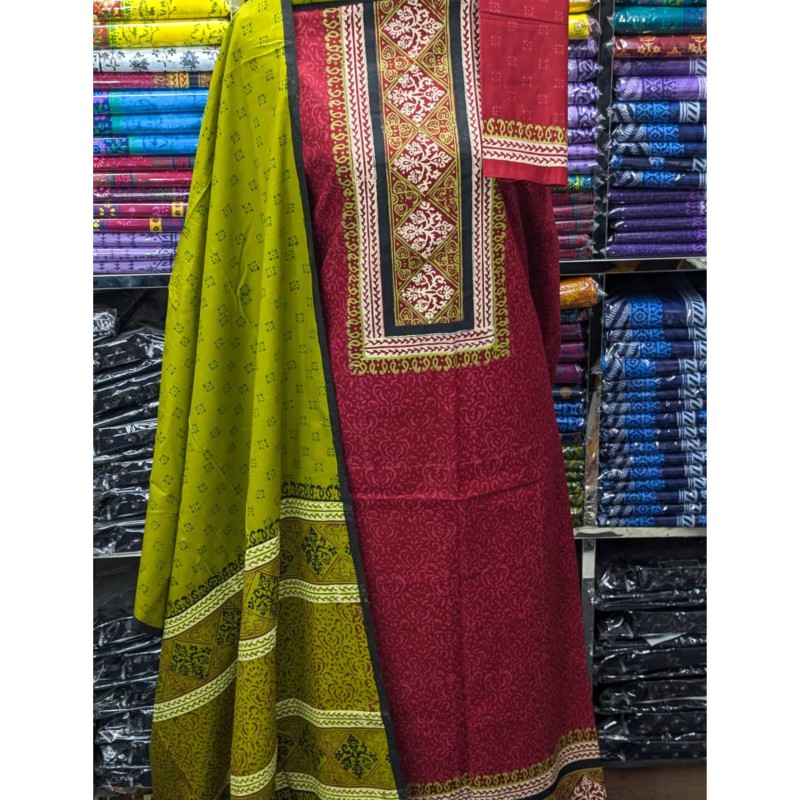 New Exclushive Collection High Qualitiey Cotton Printed Three Piece-(6)