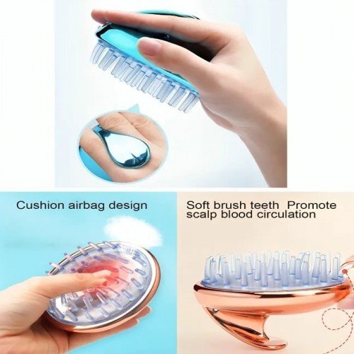 Silicone Hair Styling & Washing Brush/Comb For Scalp & Shampoo Massage