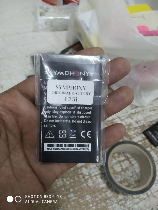 symphony l25i battery