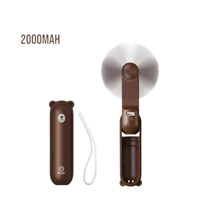 Jisulife F8 Hand Fan 2000mAh – Brown