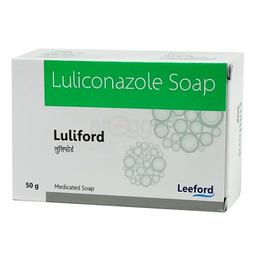 Medicine Overview of Luliford Luliconazole Soap 50gm 50gm soap