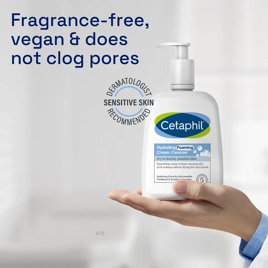 Cetaphil Face Wash Gentle Skin Cleanser for Dry to Normal Skin 125ml (International)