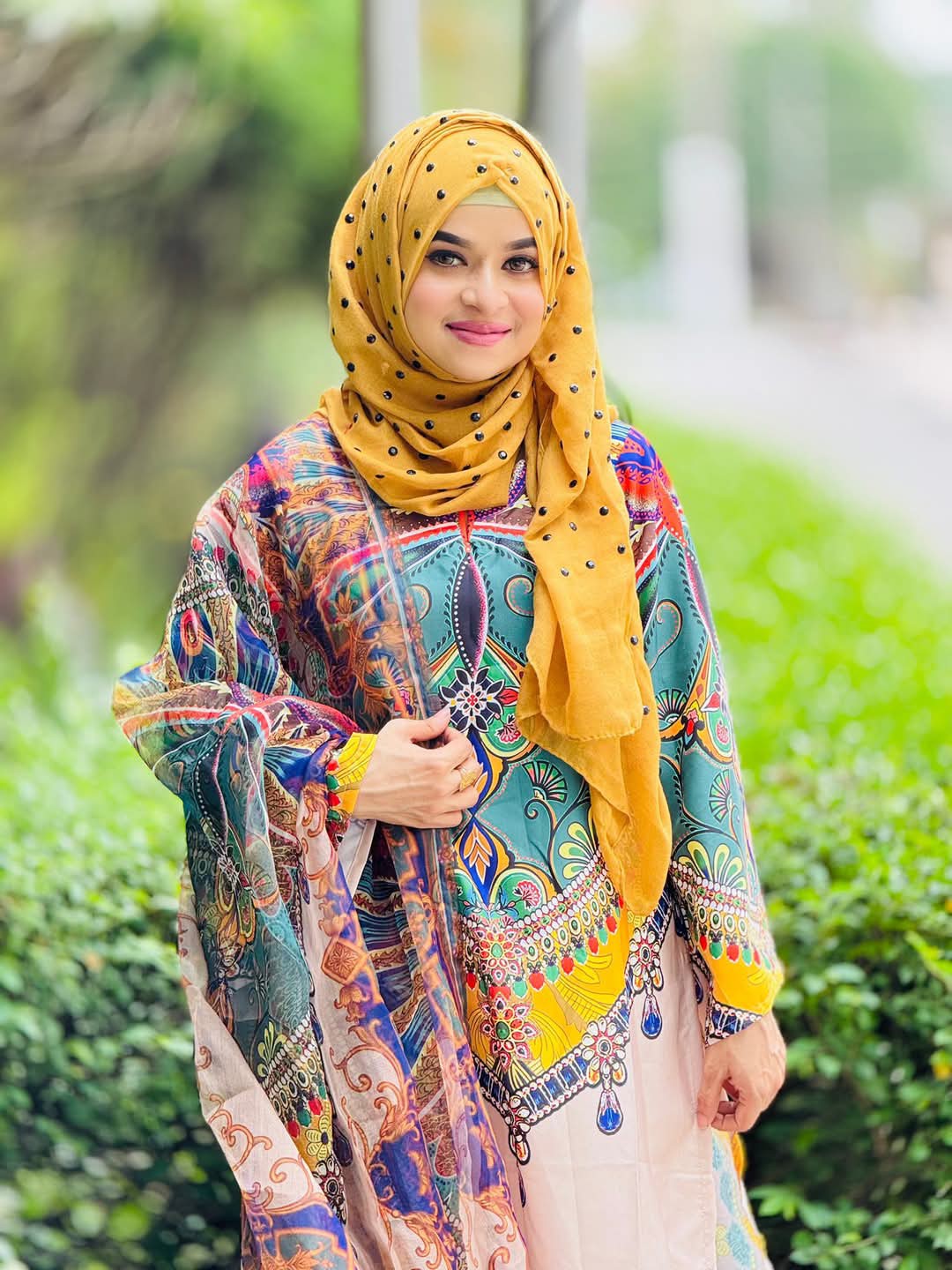 Digital Print Three Piece For Women