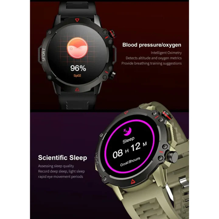 TF10 PRO Smart Watch/Sports Watch in round dial with AMOLED 1.53 Display