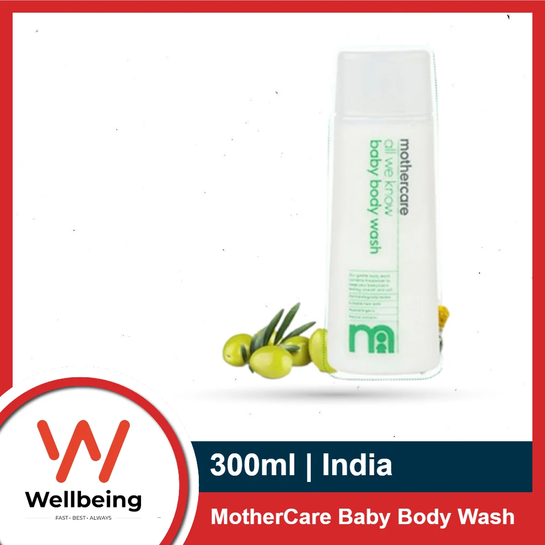MotherCare All We Know Baby Body Wash – 300ml | India