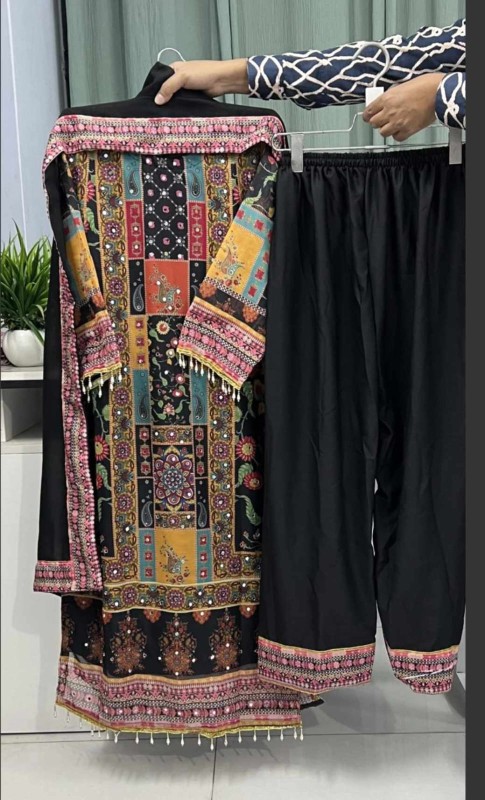 Georgette Readymade Three Piece