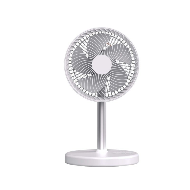 P6 Rechargeable USB Desktop Fan- White