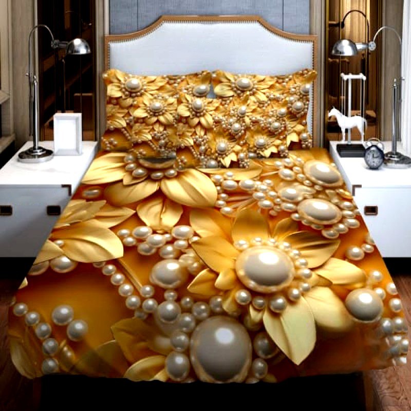 China Premium 3D Design Bed Sheet-(3)