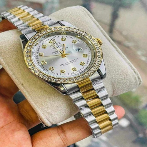 Two Tone Rolex Oyster Perpetual Datejust watch